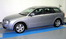 Valet in progress on Audi A4